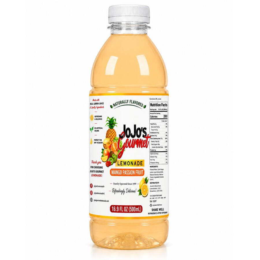 MANGO PASSION FRUIT A bright tropical option that expands the lineup beyond traditional lemonade flavors.